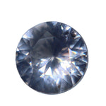 0.68ct Natural White Sapphire – Untreated Round Ceylon Gemstone - Sapphirepal