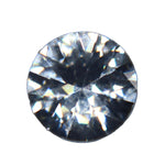 0.70ct Natural White Sapphire – Untreated Round Ceylon Gemstone - Sapphirepal