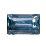 0.80 Carat Natural Bluish - Gray Sapphire – Baguette Cut (Ceylon, Untreated) - Sapphirepal