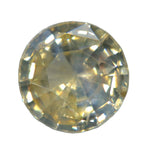 0.86 Carat Natural Yellow Sapphire – Round Cut Heated Ceylon Gemstone - Sapphirepal