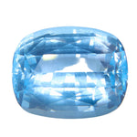 100% Natural Blue Topaz 23 Carat Cushion Cut | Ceylon VVS | Loose Faceted Gemstone - Sapphirepal