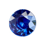 1.15ct Natural Bluish Purple Sapphire (Unheated) – Round Cut Ceylon | Eye Clean - Sapphirepal