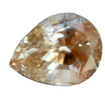 1.83 Carat Golden Peach Sapphire β Unheated Pear Cut Ceylon Gemstone - Sapphirepal