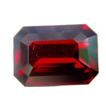 20.67 Carat Natural Garnet Emerald Cut | VVS Ceylon Earth - Sourced Gemstone - Sapphirepal
