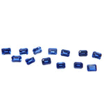 3.25 Carat Royal Blue Sapphire Parcel β Emerald Cut Precision Matched Set from Ceylon - Sapphirepal