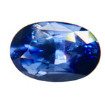 2.13 Carat Natural Blue and White Bicolor Ceylon Sapphire – Unheated Oval