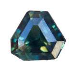 natural australian blue green sapphire 1.33ct freeform unheated gemstone