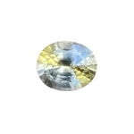 0.93ct Natural Yellow White Bi-Coloured Sapphire β Oval Cut, Unheated, Ceylon Origin