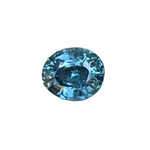 0.38ct Natural Blue Green Sapphire – Oval Cut Untreated Gemstone from Madagascar | Loose Gem for Custom Jewellery | Sapphire Pal