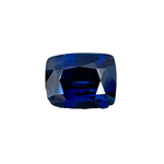 Natural blue sapphire 0.43 carat cushion cut loose gemstone from Ceylon