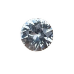 0.67 Carat Natural Colourless Sapphire β Round Cut | Ceylon Origin | Untreated Transparent Gemstone - sapphire pal