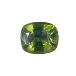 Natural Green Zircon β 3.38 Carat Cushion Cut | Eye Clean Gemstone from Sri Lanka