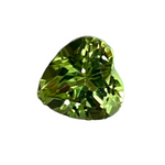 Natural Peridot 1.50 Carat – Heart Cut Unheated Green Gemstone
