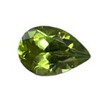 Natural Peridot Pear Cut 1.40 Carat Unheated β 9x6 mm August Birthstone Gemstone