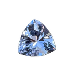 Natural white sapphire 0.95 carat trillion cut Ceylon loose gemstone