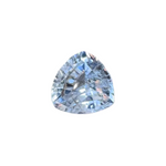 Natural White Sapphire | 0.83 Carat Trillion Cut Gemstone | Ceylon Origin
