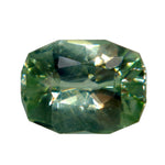 Natural 1.28ct Ceylon alexandrite in a modified cushion cut, face-up view