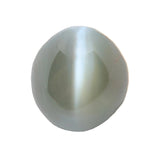 Natural 1.85 ct Ceylon alexandrite cat’s-eye oval cabochon showing green tones.