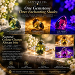 1.54 ct Natural Color Change Alexandrite – Pear Cut Ceylon