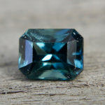Beautiful Natural Teal Sapphire | Emerald Cut | 0.51 Carat | Blue Green Sapphire - Sapphirepal