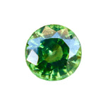 Ceylon Natural Green Zircon | Round Cut | 1.33 Carat | 6.25 mm | Untreated Gemstone - Sapphirepal