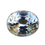 1.17 ct yellow-champagne sapphire, Ceylon origin, oval 6.77 × 5.43 × 3.78 mm, VS clarity, heated