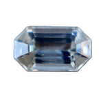 1.20ct natural white sapphire emerald cut, unheated VS Ceylon gemstone