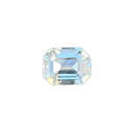 1.18 ct natural white sapphire emerald cut Ceylon eye-clean loose gemstone