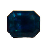 Natural Australian Blue Green Sapphire 2.20ct Emerald Cut VS β Earth Sourced Teal Loose Sapphire - Sapphirepal