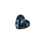 Natural Bi-Coloured Heart Cut Sapphire | 1.40ct Blue-Yellow Unheated Gem | VVS Clarity - Sapphire Pal