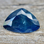 Natural Blue Green Sapphire – 0.68 Carat Trillion Cut from Madagascar - Sapphirepal