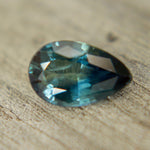 Natural Blue Green Sapphire – 0.81 Carat Pear Cut | Unheated Madagascar Gemstone - Sapphirepal