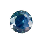 Natural Blue Green Sapphire – 0.84 Carat Round Cut | Unheated Madagascar Gemstone - Sapphire pal