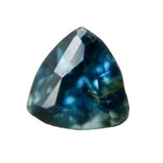 Natural Blue Green Sapphire – 0.85 Carat Trillion | Unheated Madagascar Gemstone - Sapphirepal