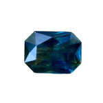 Natural Blue Green Sapphire – 1.01 Carat Emerald Cut | Unheated Madagascar Gemstone - Sapphire pal