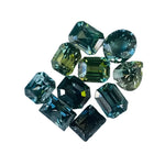 Natural Blue Green Sapphire Collection | 6.08 Carats Total - Sapphire pal