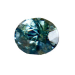 1.03ct Natural Blue Green Sapphire – Oval Cut | Unheated Gem- Sapphire pal