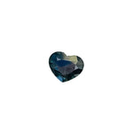 1.10 Carat Natural Blue Green Sapphire – Heart Cut, Bi Colour, Eye Clean, Unheated, Madagascar Origin