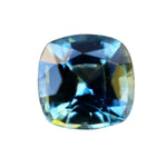 Natural Greenish Yellow Sapphire 0.97ct Cushion Cut Unheated VS Clarity - Sapphire pal