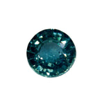 0.76ct Natural Blue Green Sapphire β Round Cut, Teal Hue, Ceylon Origin, Unheated, Loose Gem