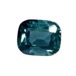 1.06 Carat Natural Blue Green Sapphire β Cushion Cut, Unheated, VS Clarity, Ethically Earth Mined