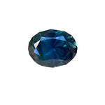 2.50ct Natural Blue Green Sapphire – Oval Cut, GIA Certified, Earth Mined and Fully Transparent Gemstone for Jewellery Design
