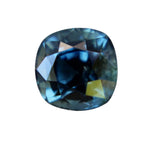 Natural Blue Green Sapphire 0.92ct Cushion Cut Teal Peacock Sapphire Unheated - Sapphire pal