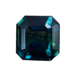 1.94ct Natural Blue Green Sapphire β Asscher Cut, Unheated, Eye Clean, Ceylon Origin