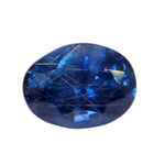 Natural Blue Sapphire 0.58 Carat β Oval Cut Unheated Ceylon Gemstone - Sapphirepal