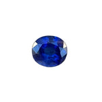 Natural blue Ceylon sapphire 0.86 carat oval cut loose gemstone