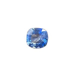 0.97ct natural blue sapphire cushion cut loose gemstone from Ceylon