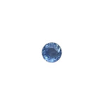 Natural blue sapphire 1.04 carat round cut Ceylon loose gemstone