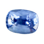 0.63ct natural pale blue sapphire cushion cut loose gemstone