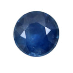 1.24ct natural blue sapphire round cut loose gemstone from Ceylon